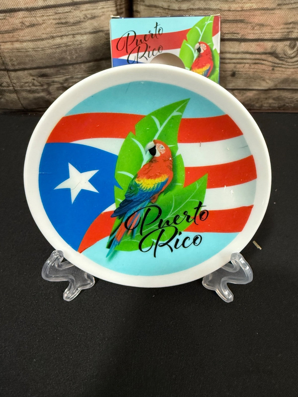 Puerto Rico Decorative plate stand included 4 design to choose