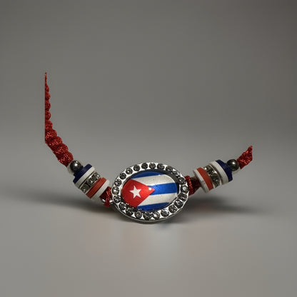 Cuba Flag Bracelet Macrame Cuban