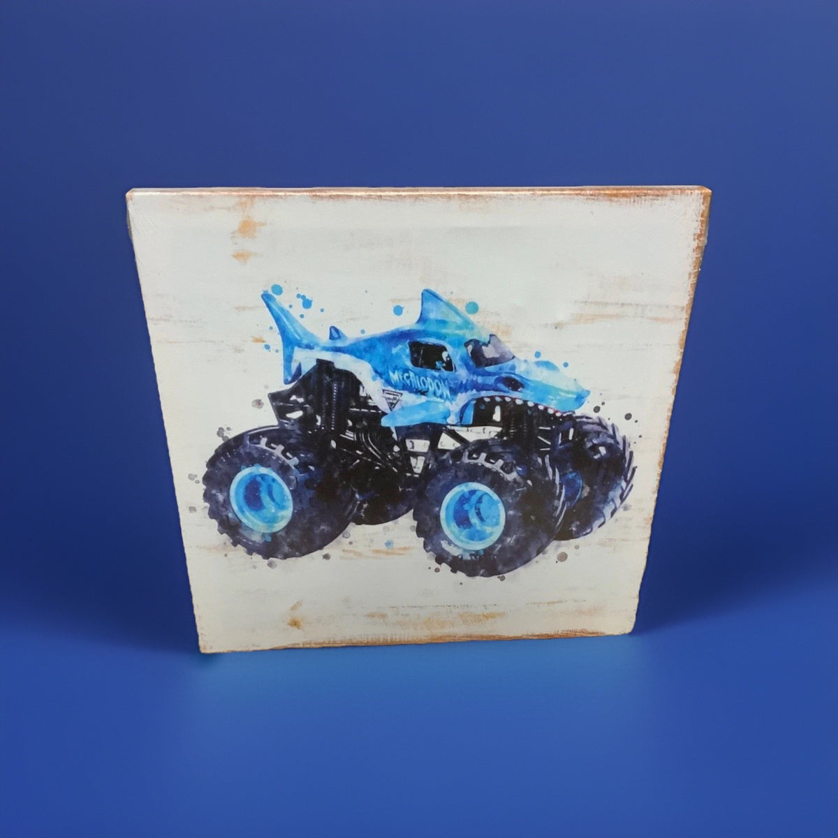 Monster Truck Wall Art 4-Piece Canvas Set of 4 Pieces