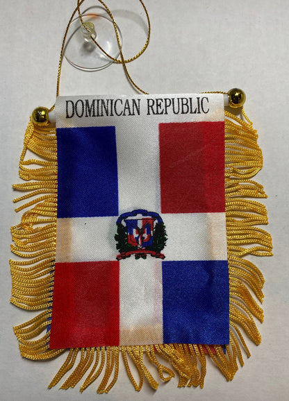 Dominican Republic Mini Banner  4 X 6 
