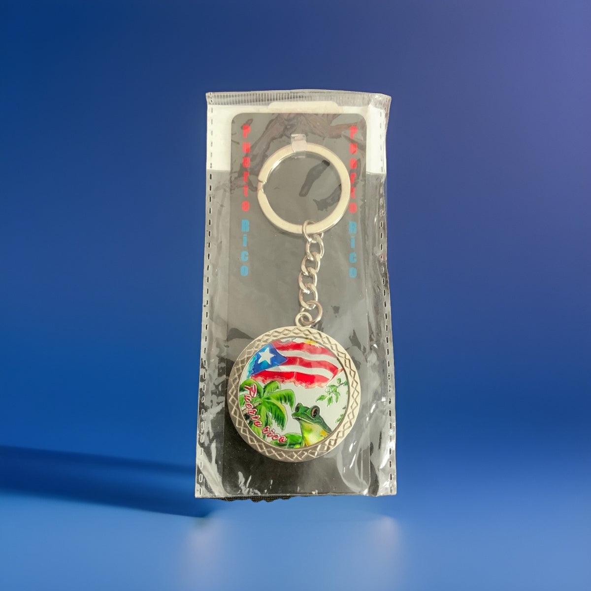 Puerto Rico Heavy Keychain 