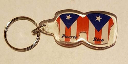 Puerto Rico Keychain Conga 