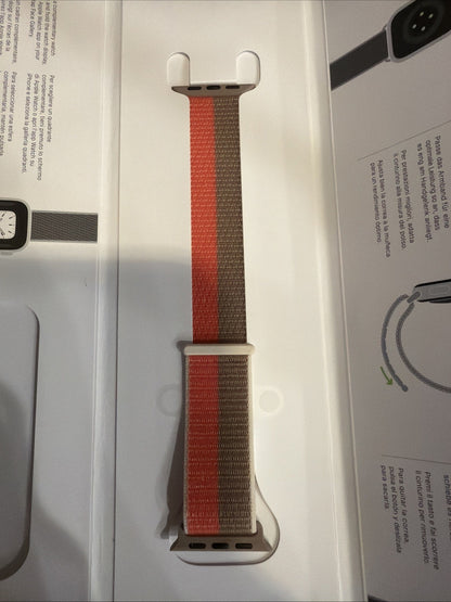 Apple Sport Loop for Watch Series 7 - Pink Pomelo/Tan, One Size (41mm) Open Box