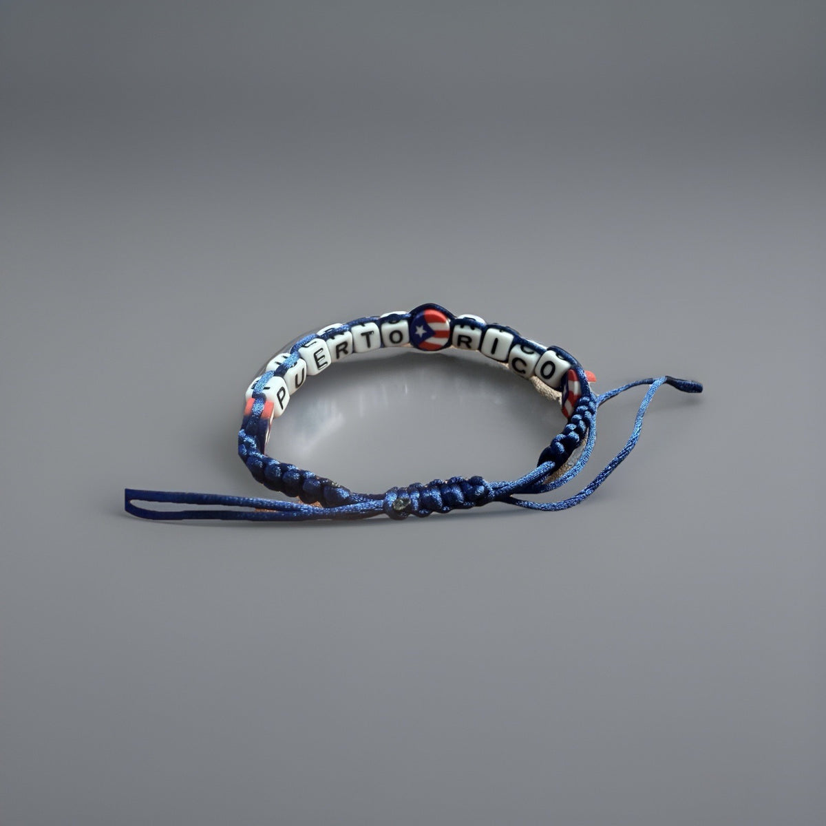 Puerto Rico Letters Unisex Macrame Bracelet