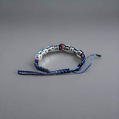 Puerto Rico Letters Unisex Macrame Bracelet