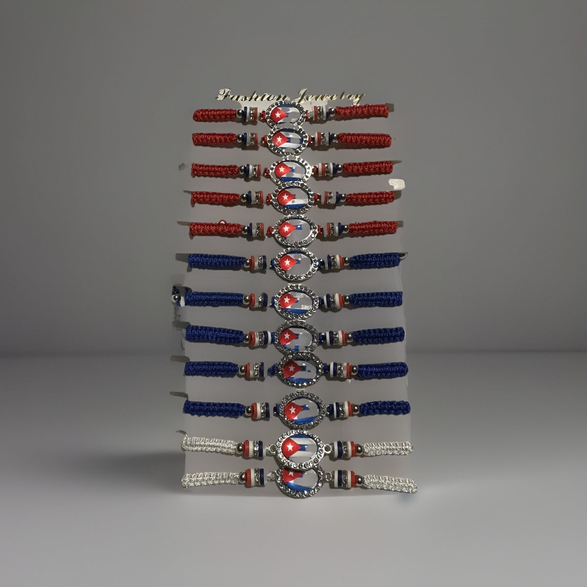 Cuba Flag Bracelet Macrame Cuban