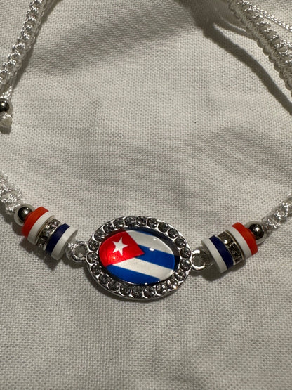 Cuba Flag Bracelet Macrame Cuban