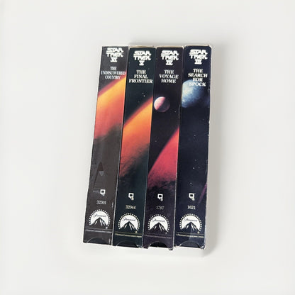 Star Trek The Movie 4 VHS Collection (III to VI)- 1991-1992