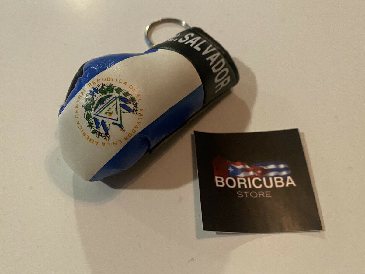 El Salvador Mini Boxing Glove Keychain 
