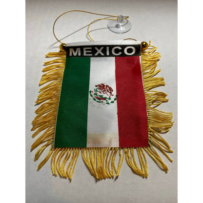 Mexico Mini Banner Red Eagle 4 X 6