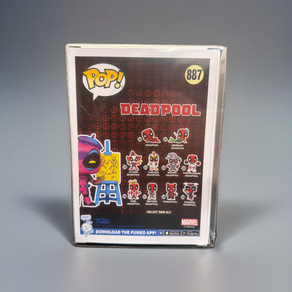 Funko Pop! Deadpool: Artist Deadpool #887 GameStop Exclusive w/Protective Cover