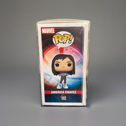 Funko Pop! Marvel America Chavez 1002 Doctor Strange w/Protective Cover