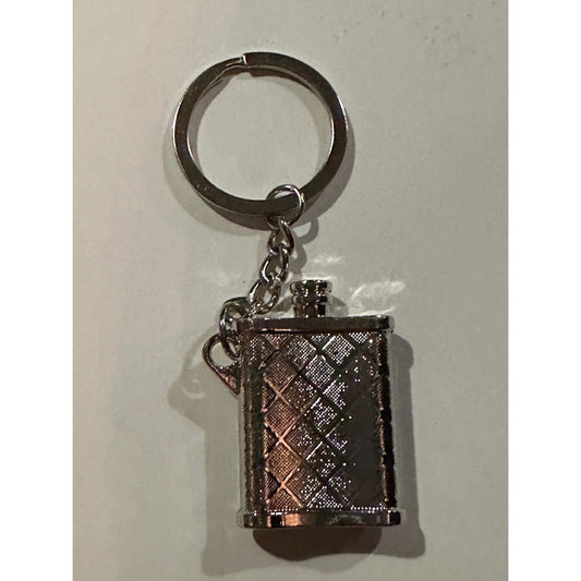 Puerto Rico Flask Keychain Multicolored Puerto Rican Flag Key Ring Accessory
