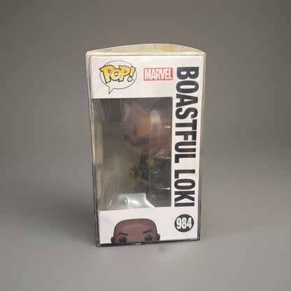 Funko Pop Marvel Boastful Loki WonderCon 984 Exclusive Vaulted Protective Cover