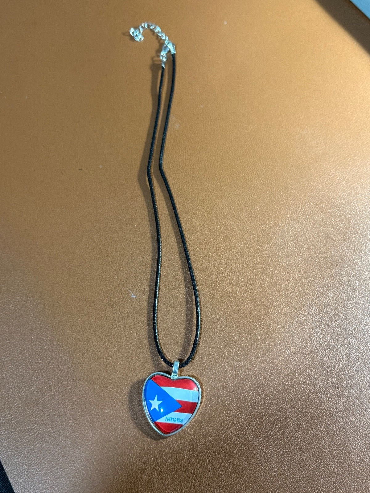 Puerto Rico Necklace with Flag