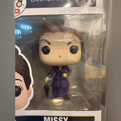 Funko Pop Vinyl Doctor Who Missy #711 Vaulted Figure w/Protective Cover