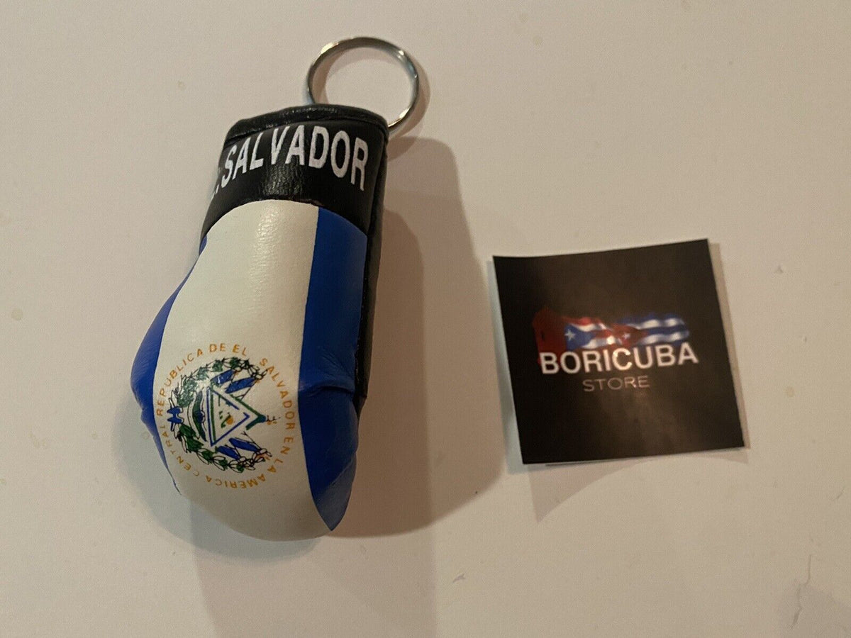 El Salvador Mini Boxing Glove Keychain 