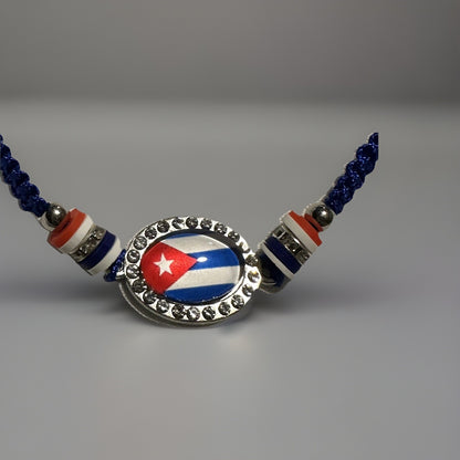 Cuba Flag Bracelet Macrame Cuban