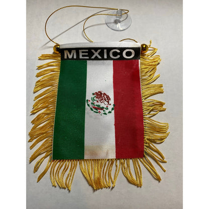 Mexico Mini Banner Red Eagle 4 X 6