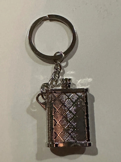 Puerto Rico Flask Keychain 