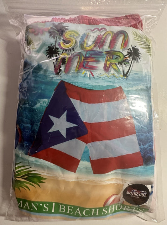 Puerto Rico Flag Swimming Shorts 