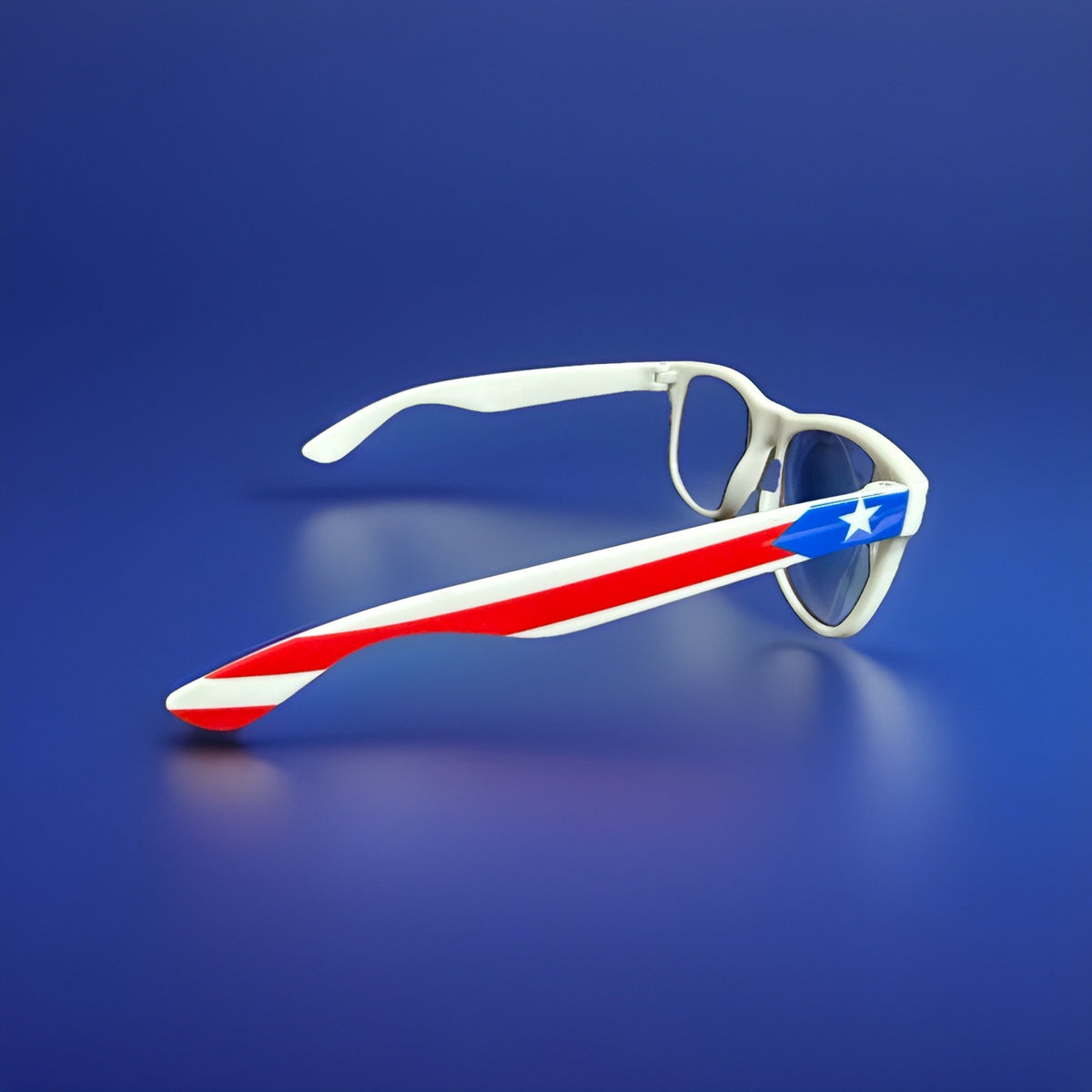 Puerto Rico Flag Sunglasses Unisex Multicolor Plastic Frame JH19098 Caribbean