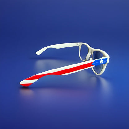 Puerto Rico Flag Sunglasses Unisex Multicolor Plastic Frame JH19098 Caribbean