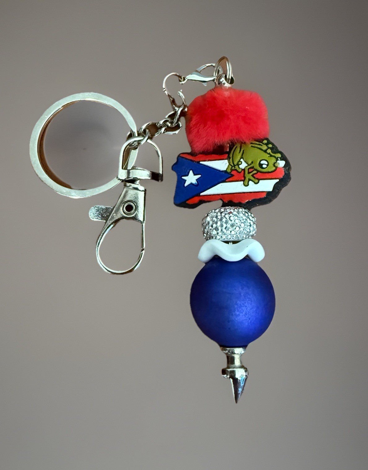 Puerto Rico Handmade Keychain 
