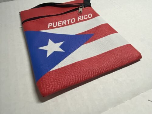 Puerto Rico Kids Crossbag with Black Zipper