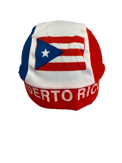 Puerto Rico Flag Bandana Durag Mens Scarf Multicolor Polyester Miscellaneous
