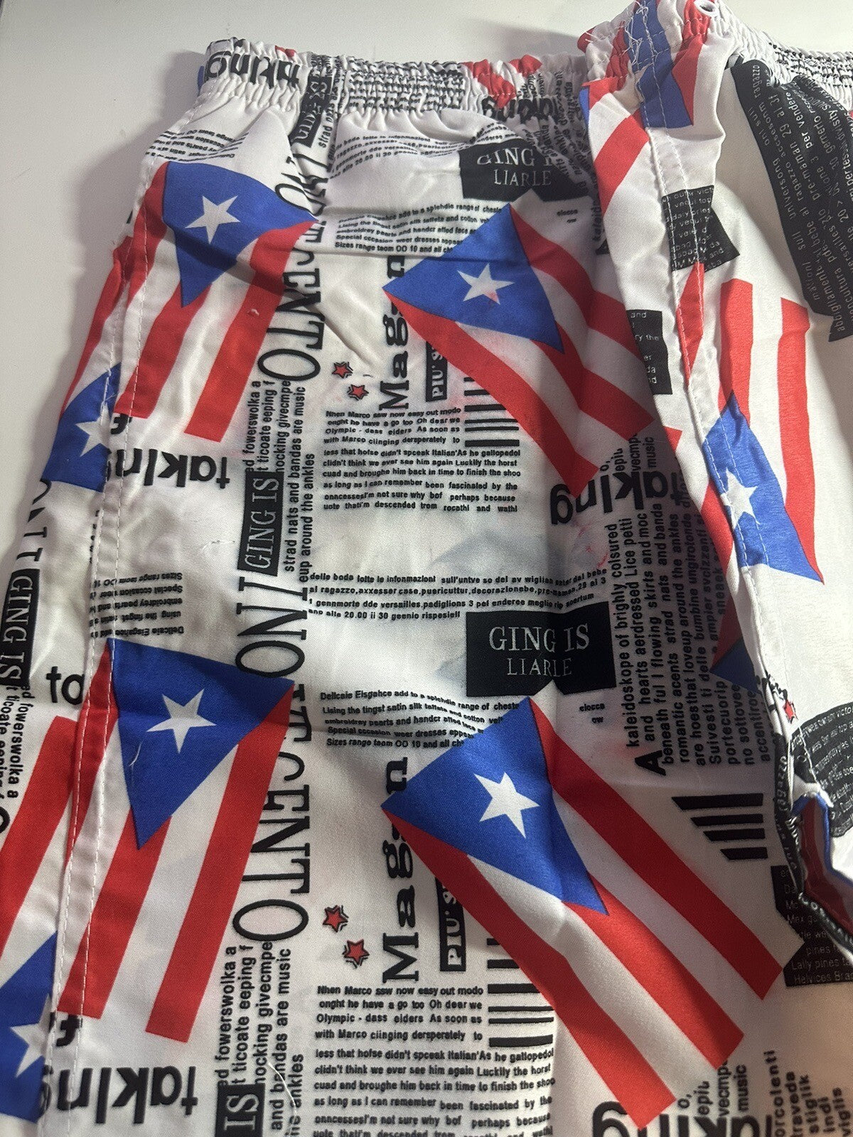Puerto Rico Flag Swimming Shorts 
