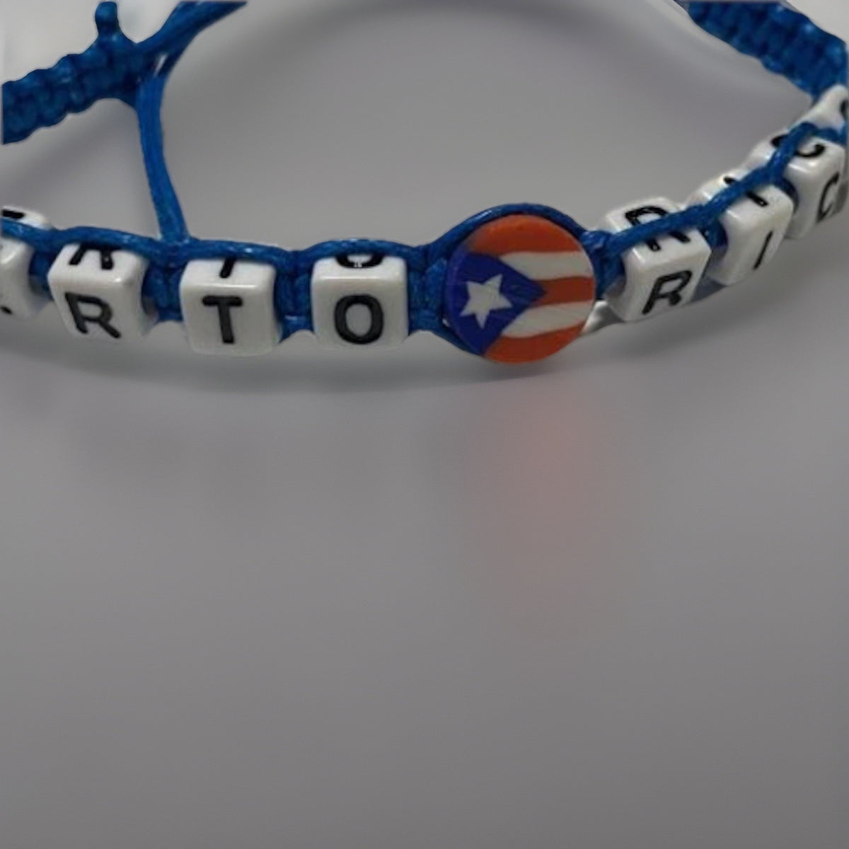 Puerto Rico Letters Unisex Macrame Bracelet