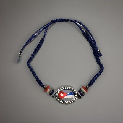 Cuba Flag Bracelet Macrame Cuban