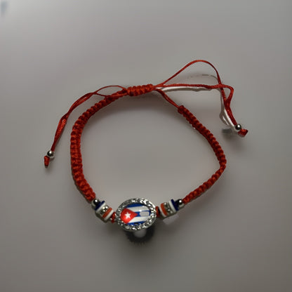 Cuba Flag Bracelet Macrame Cuban