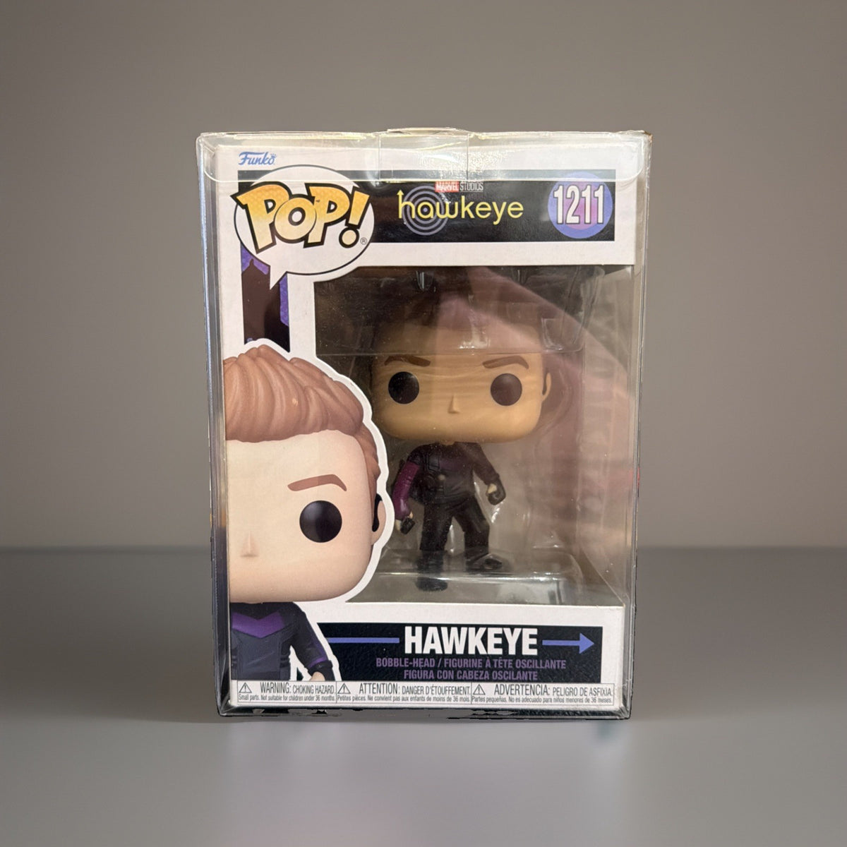 Funko Pop Vinyl Marvel Hawkeye 1211 Vaulted Figure w/Protective Cover
