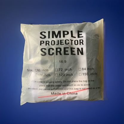 120-Inch Foldable Projection Screen