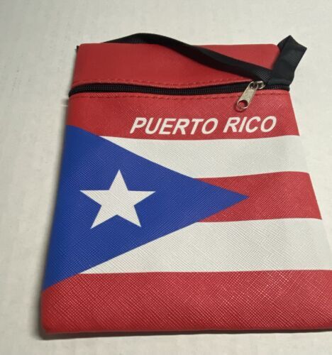 Puerto Rico Kids Crossbag with Black Zipper