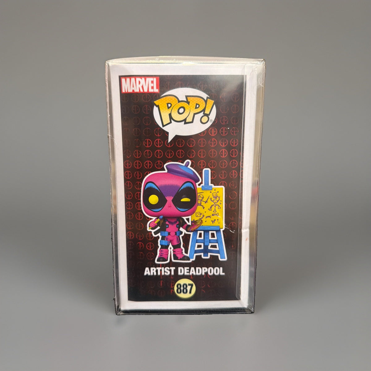 Funko Pop! Deadpool: Artist Deadpool #887 GameStop Exclusive w/Protective Cover