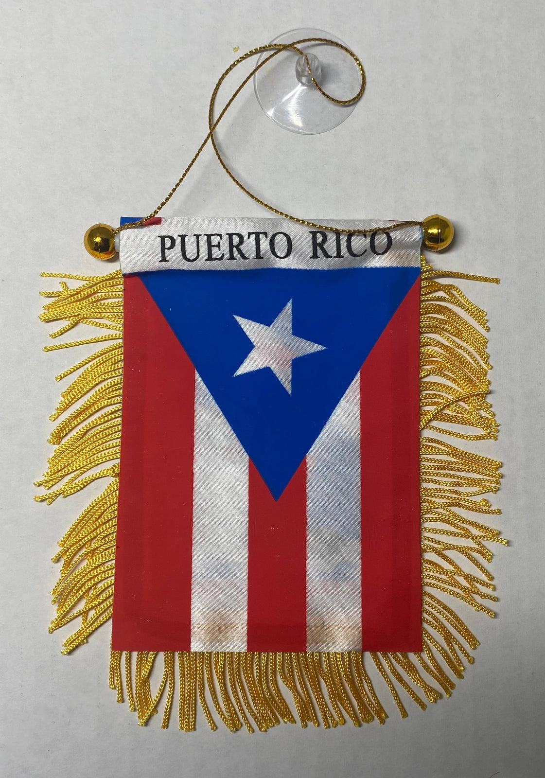 Puerto Rico Mini Banner Boricua Boy Car Window Flag