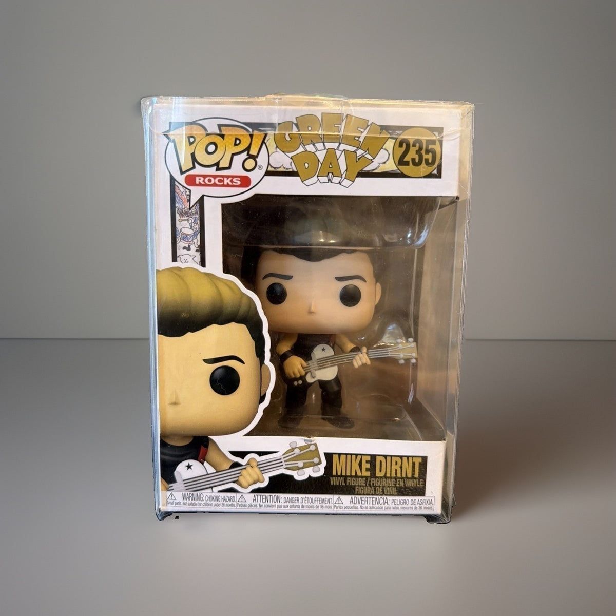 Funko Pop Rocks Green Day Mike Dirnt 235  Popapalooza w/Protective Cover