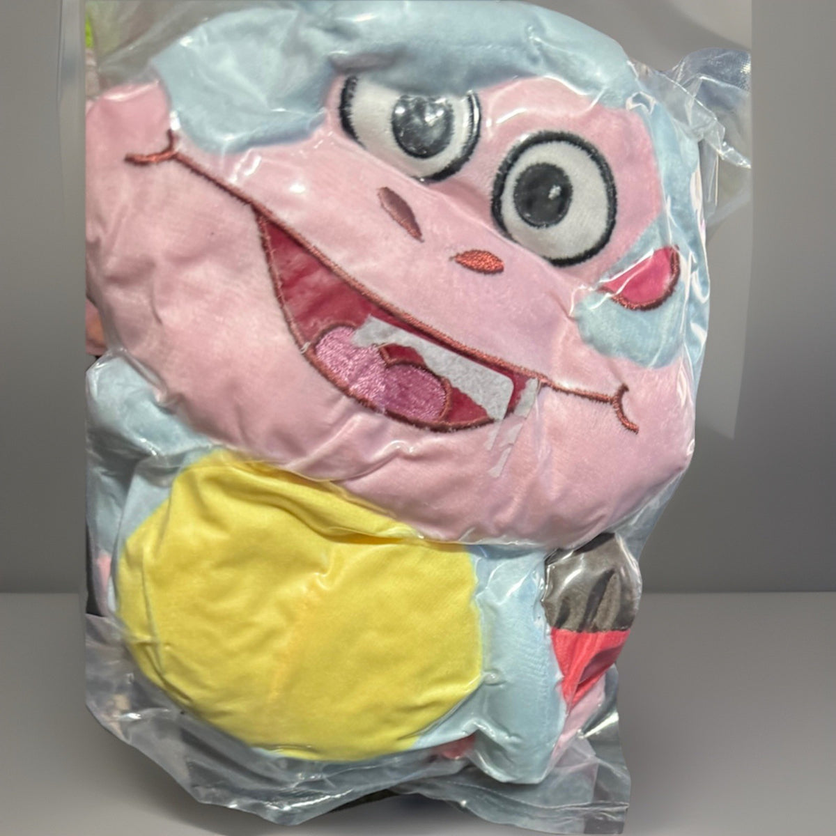 Dora the Explorer Boots the Monkey Plush Toy Blue Pink Vintage Nickelodeon Toy