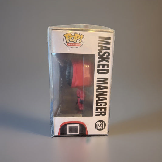 Funko Pop Squid Game Masked Manager 1231 Walmart Exclusivew/Protective Cover