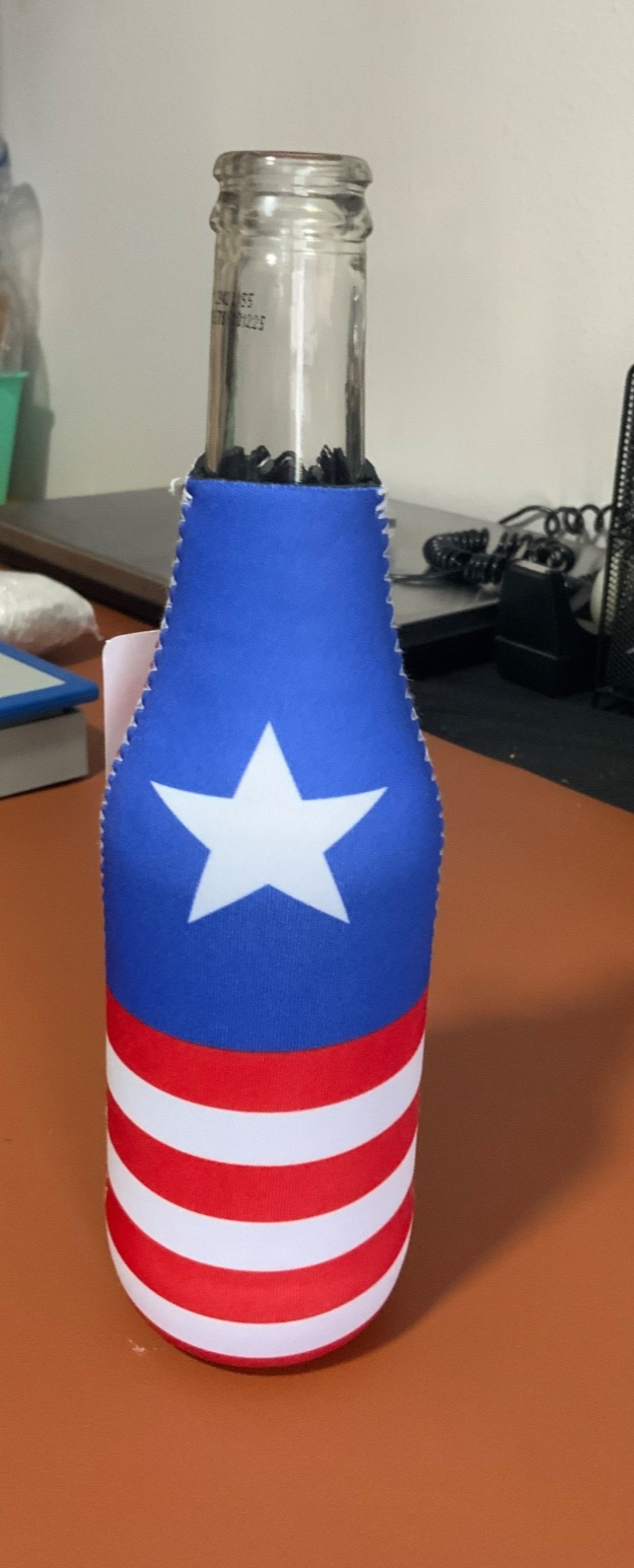 Puerto Rico Flag bottle Sleeve