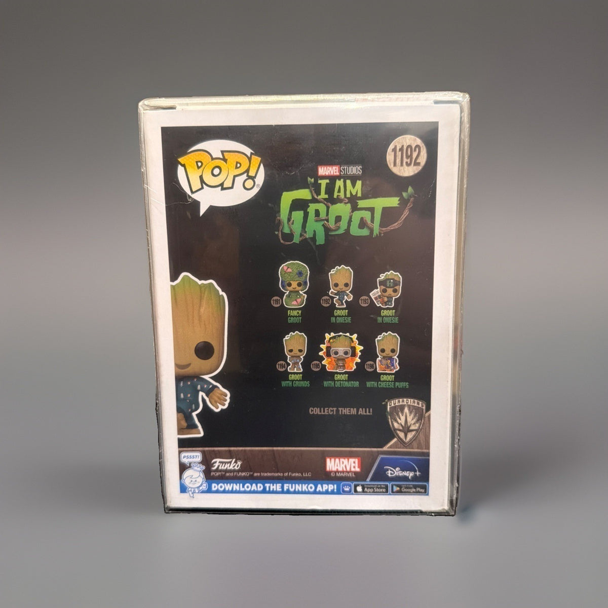 Funko Pop! Vinyl Marvel Groot 1192 Figure w/Protective Cover
