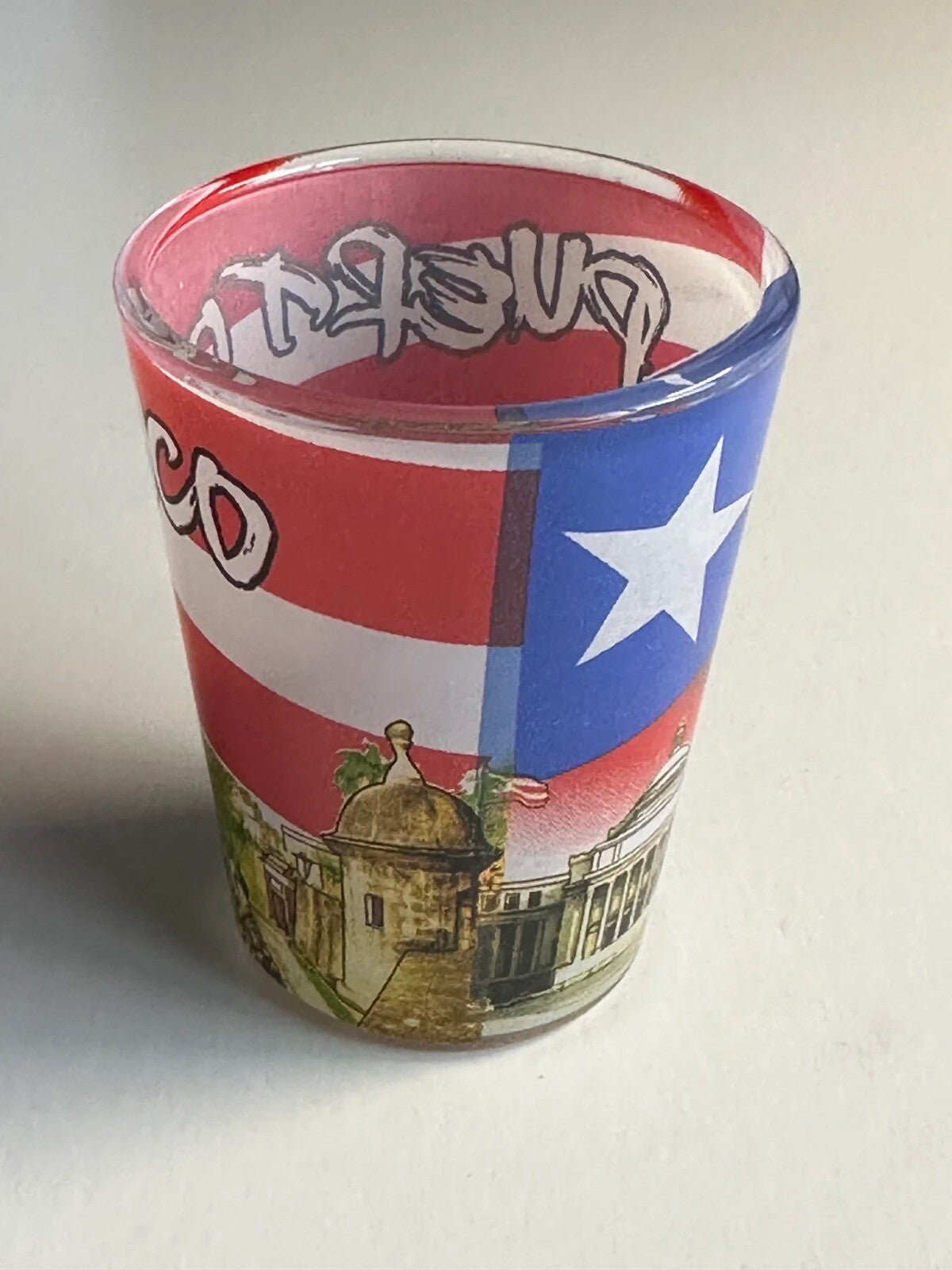Puerto Rico Shot Glass 4 Varieties to Choose 