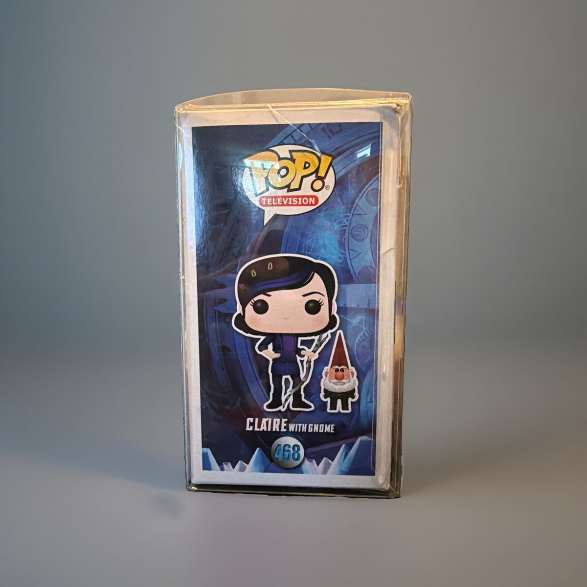 Funko Pop Trollhunters Claire With Gnome 468 Vinyl Figure Vaulted w/Protective C