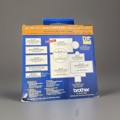 Brother DK-1201 (3-Pack) Die-Cut Standard Address Paper Label Rolls