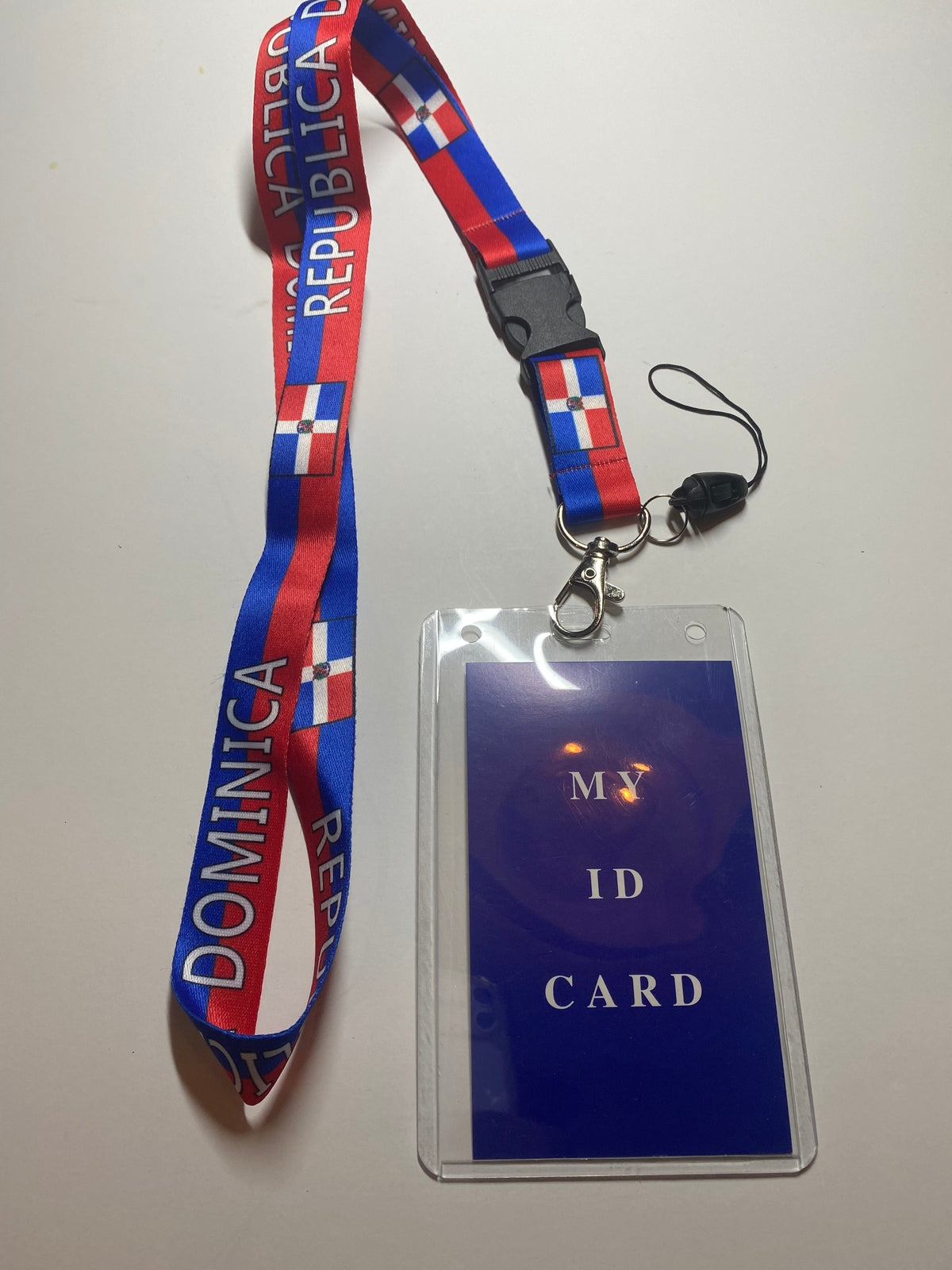 Dominican Republic Landyard with ID Holder