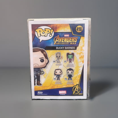 Funko Pop Marvel Bucky Barnes #418 Avengers Infinity War w/Protective Cover