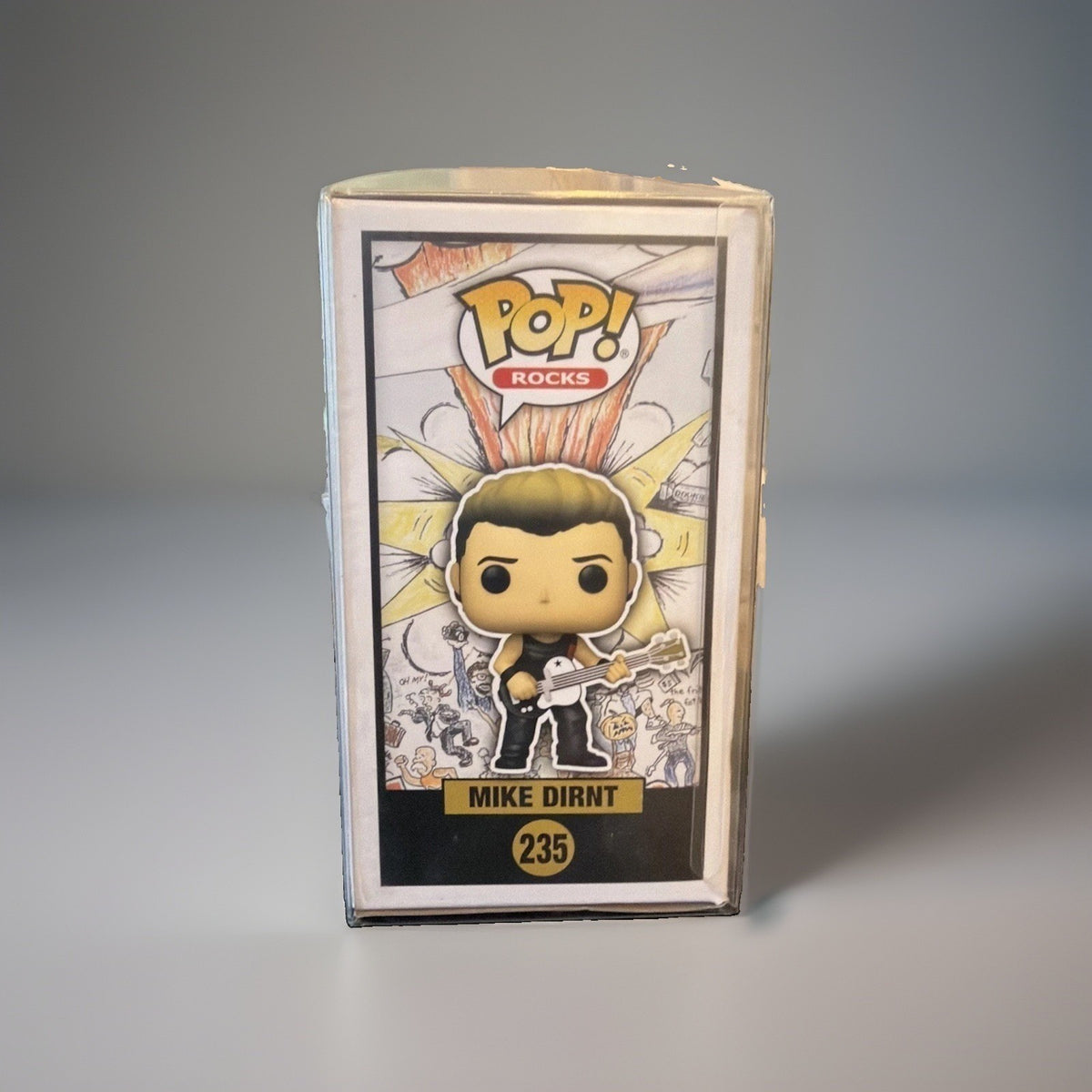 Funko Pop Rocks Green Day Mike Dirnt 235  Popapalooza w/Protective Cover